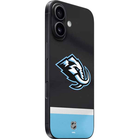 NHL Utah Mammoth Striped Jersey iPhone 16 Plus Skin